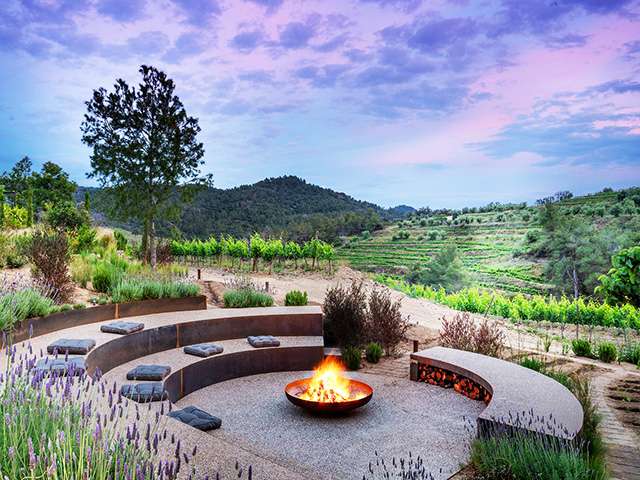 グラン・ホテル・マス・デン・ブルーノ の屋外テラス