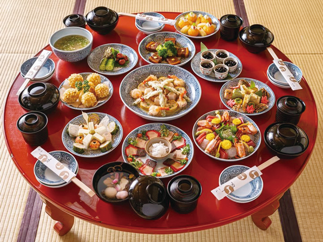 長崎の伝統料理・卓袱料理の一例/写真提供:料亭 一力