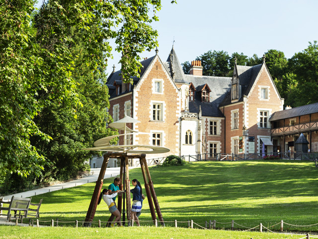 ダ・ヴィンチが晩年を過ごしたクロ・リュセ城<br />
©Chateau Clos Luce